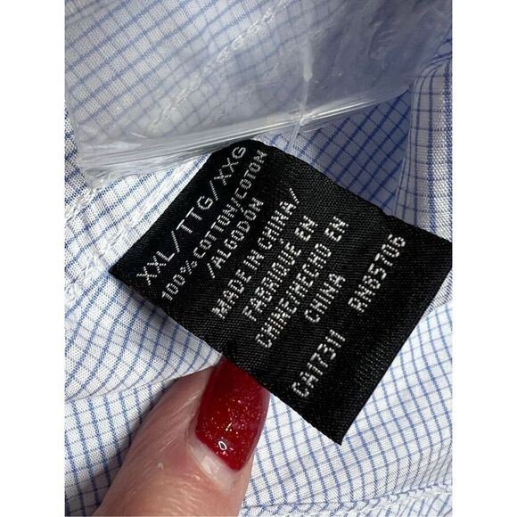 Buffalo David Bitton Saron Western‎ Blue Check Button Up Shirt sz XXL NWT - Picture 11 of 14